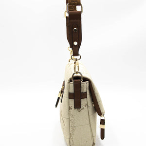 Silver & Polo Koyu Bej - A.Taba SP963 Kadın Çapraz Çanta