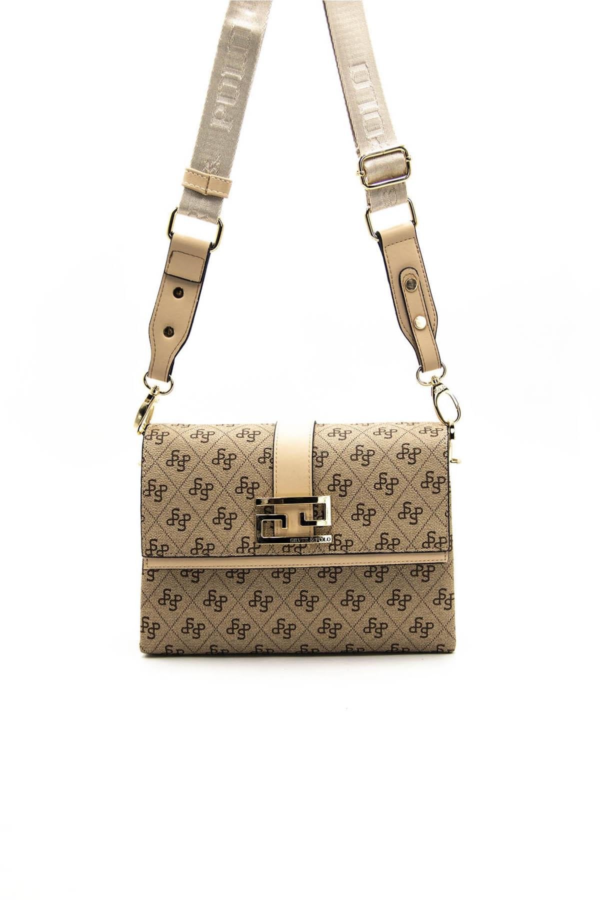 Silver & Polo KoyuBej - Ten SP1009 Kadın Çapraz Çanta