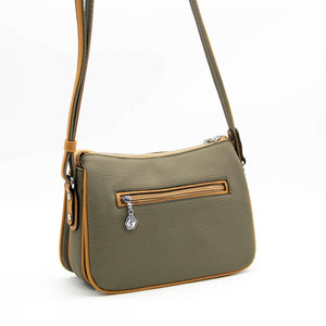 Silver & Polo L.haki - Camel SP818 Kadın Çapraz Çanta