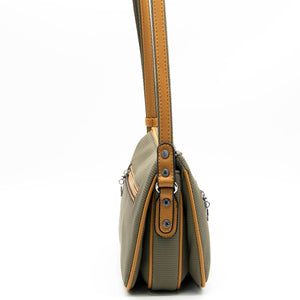 Silver & Polo L.haki - Camel SP818 Kadın Çapraz Çanta