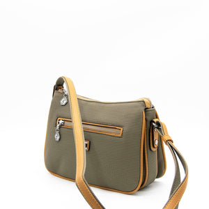 Silver & Polo L.haki - Camel SP818 Kadın Çapraz Çanta