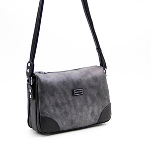 Silver & Polo M.gümüş - Siyah SP784 Kadın Çapraz Çanta