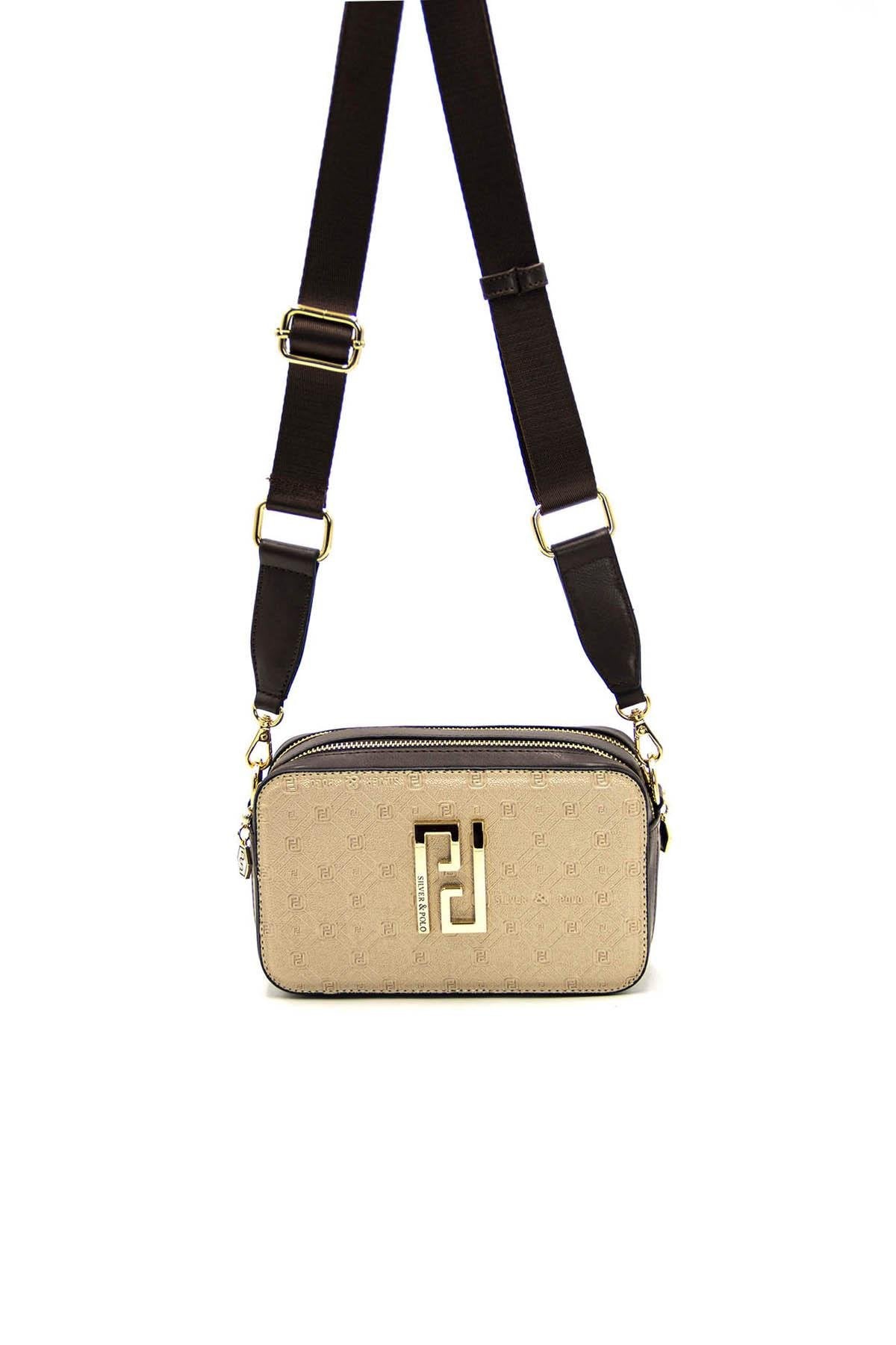 Silver & Polo Nut - Kahve SP1078 Kadın Çapraz Çanta