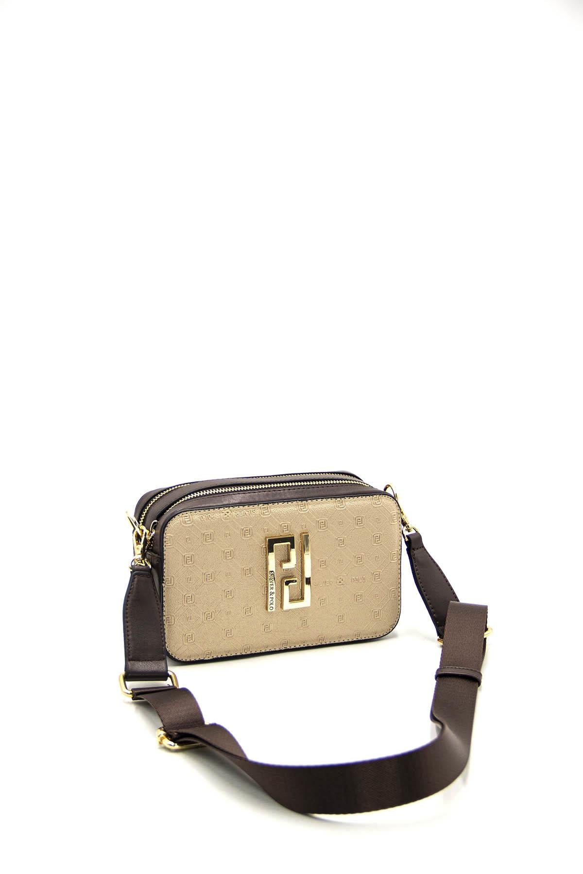 Silver & Polo Nut - Kahve SP1078 Kadın Çapraz Çanta