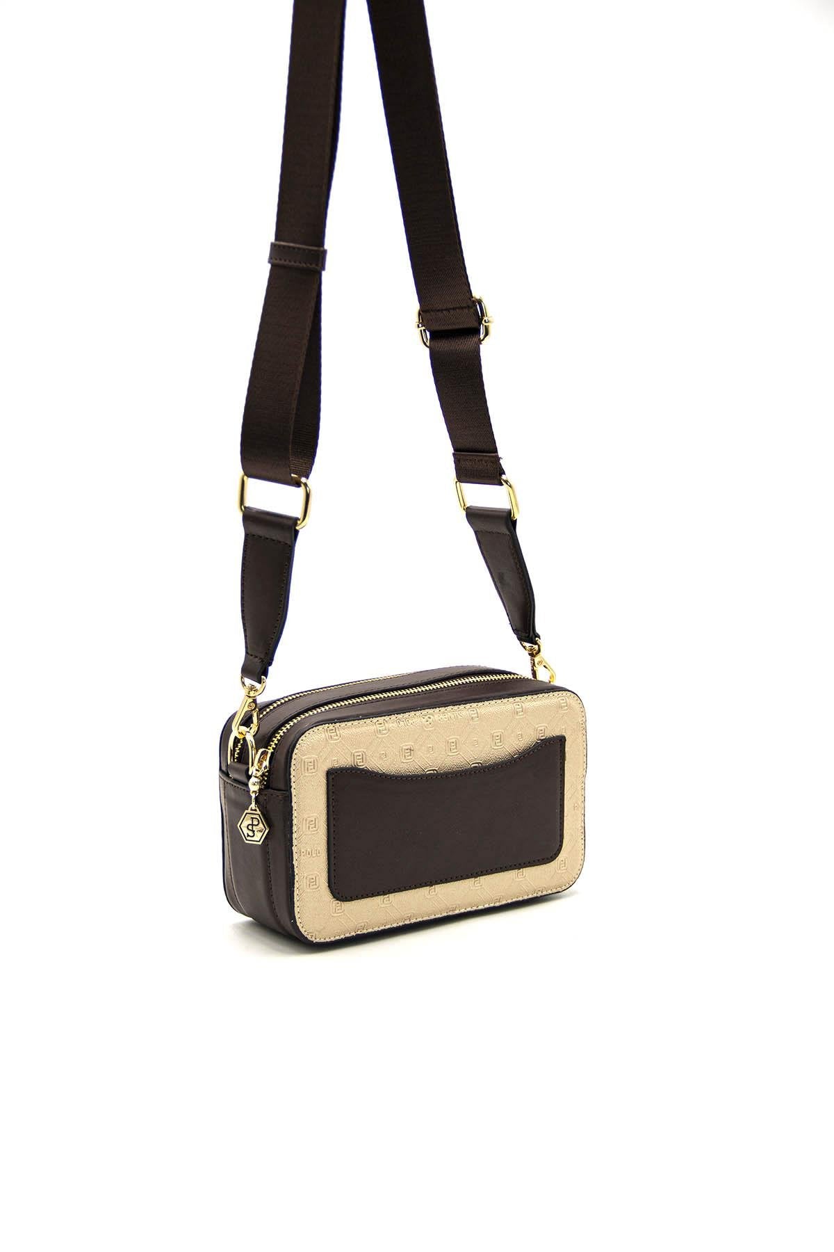 Silver & Polo Nut - Kahve SP1078 Kadın Çapraz Çanta