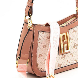 Silver & Polo Pembe - Somon SP1132 Kadın Çapraz Çanta