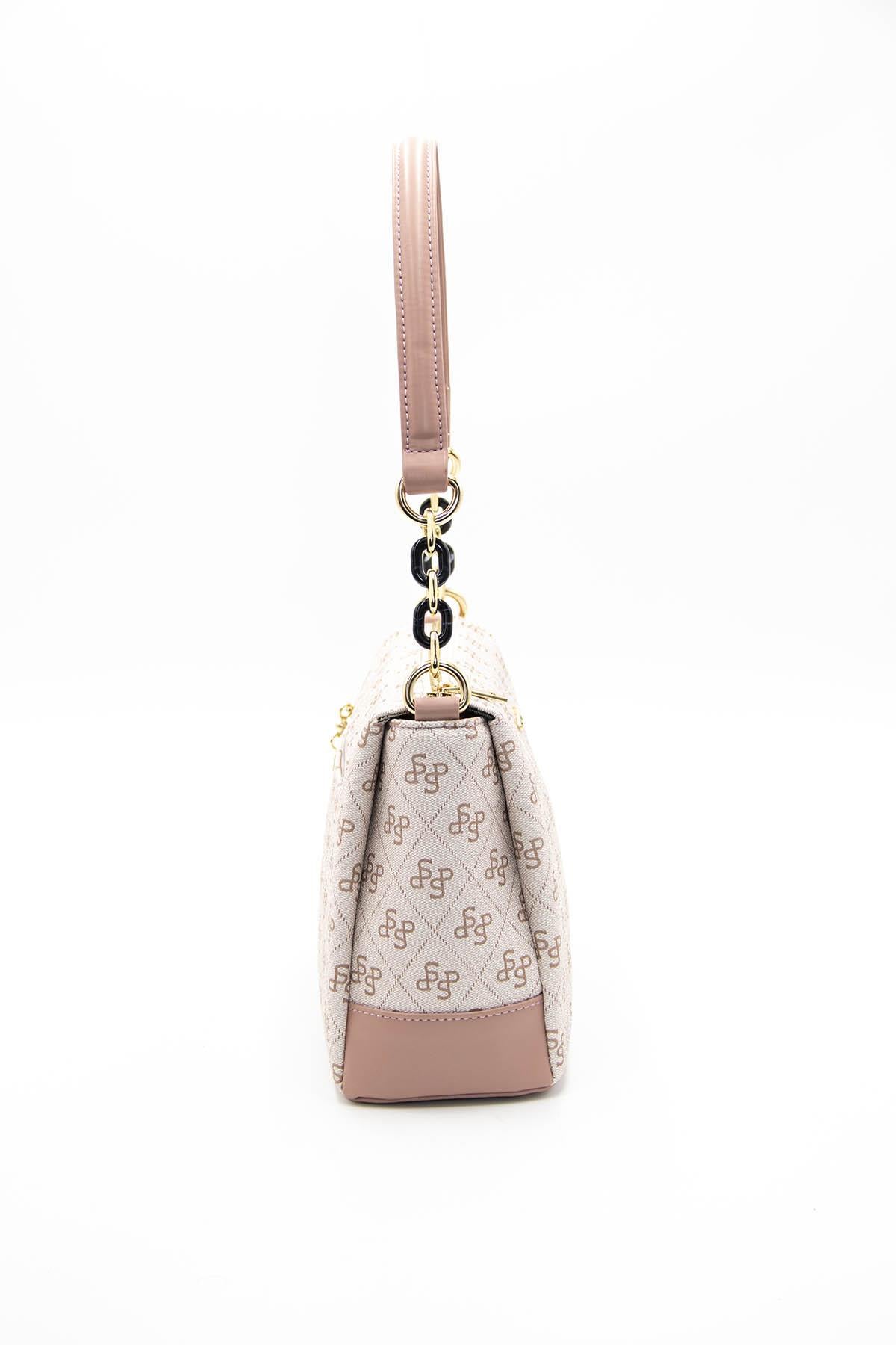 Silver & Polo Pembe - Somon SP910 Kadın Çapraz Çanta