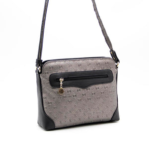 Silver & Polo Platin - Siyah SP364 Kadın Çapraz Çanta