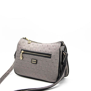 Silver & Polo Platin - Siyah SP818 Kadın Çapraz Çanta