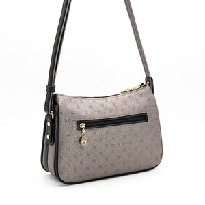 Silver & Polo Platin - Siyah SP818 Kadın Çapraz Çanta