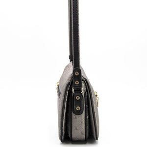 Silver & Polo Platin - Siyah SP818 Kadın Çapraz Çanta