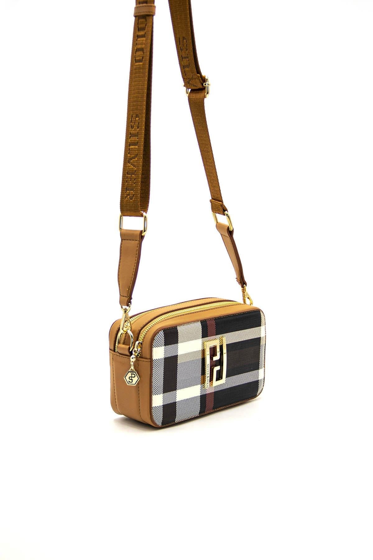 Silver & Polo Siyah - A.Taba SP1078 Kadın Çapraz Çanta