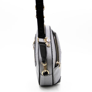 Silver & Polo Siyah Beyaz - Siyah SP1094 Kadın Çapraz Çanta