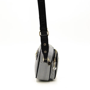 Silver & Polo Siyah Beyaz - Siyah SP1111 Kadın Çapraz Çanta