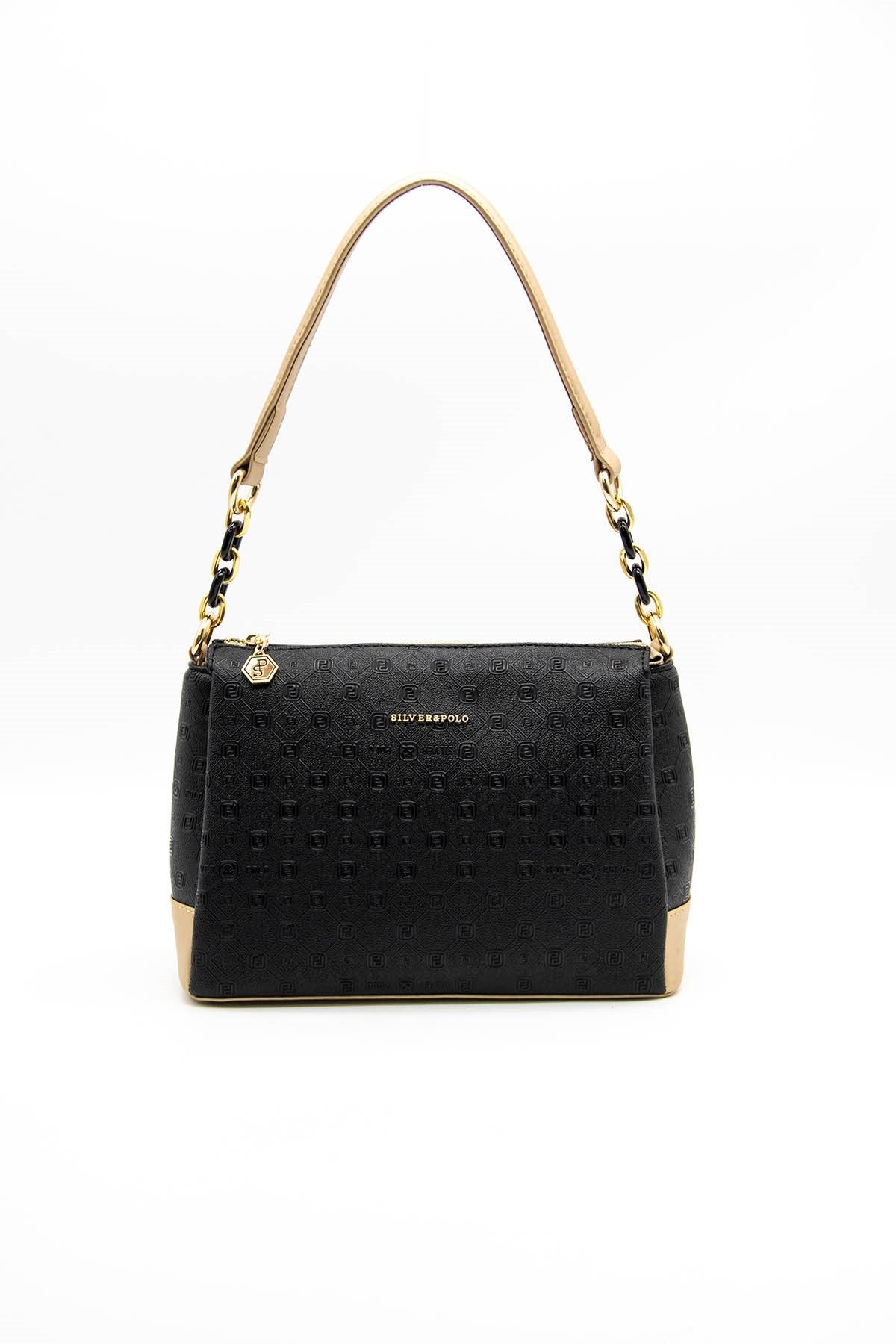 Silver & Polo Siyah - S.nut SP910 Kadın Çapraz Çanta