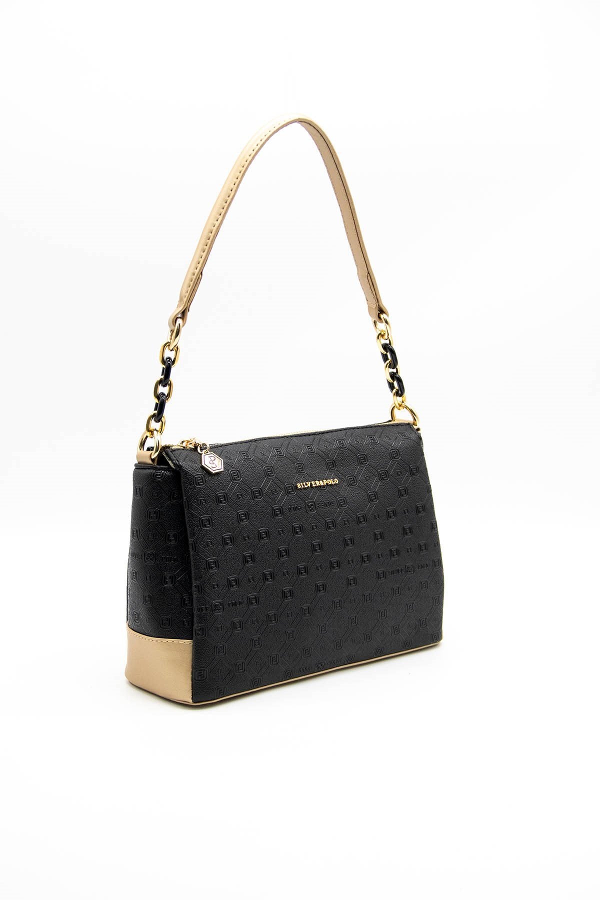 Silver & Polo Siyah - S.nut SP910 Kadın Çapraz Çanta
