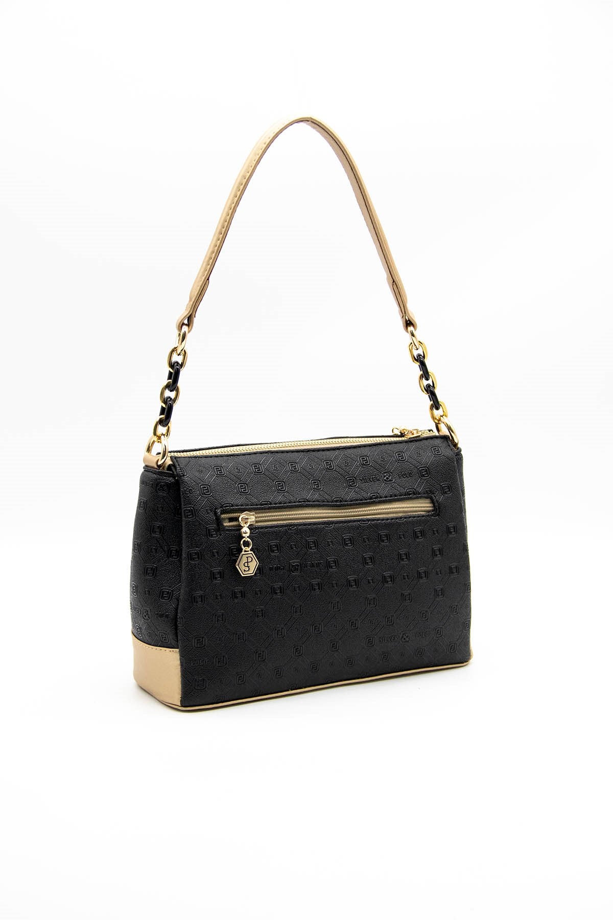 Silver & Polo Siyah - S.nut SP910 Kadın Çapraz Çanta