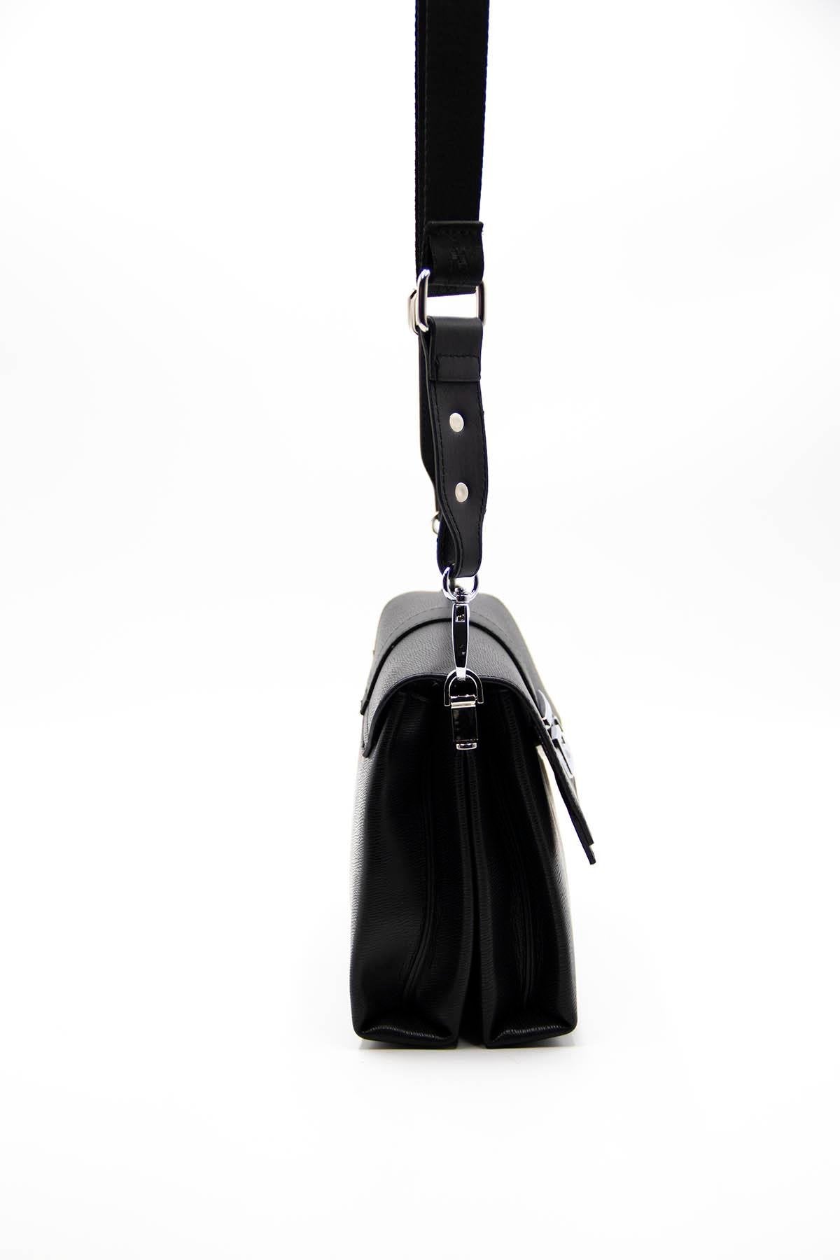 Silver & Polo Siyah - Siyah SP1009 Kadın Çapraz Çanta