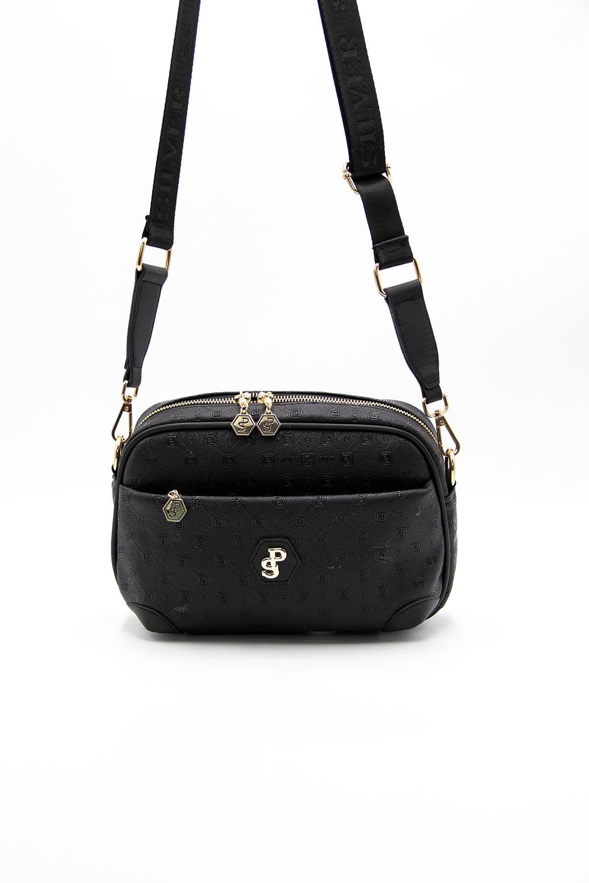 Silver & Polo Siyah - Siyah SP1094 Kadın Çapraz Çanta