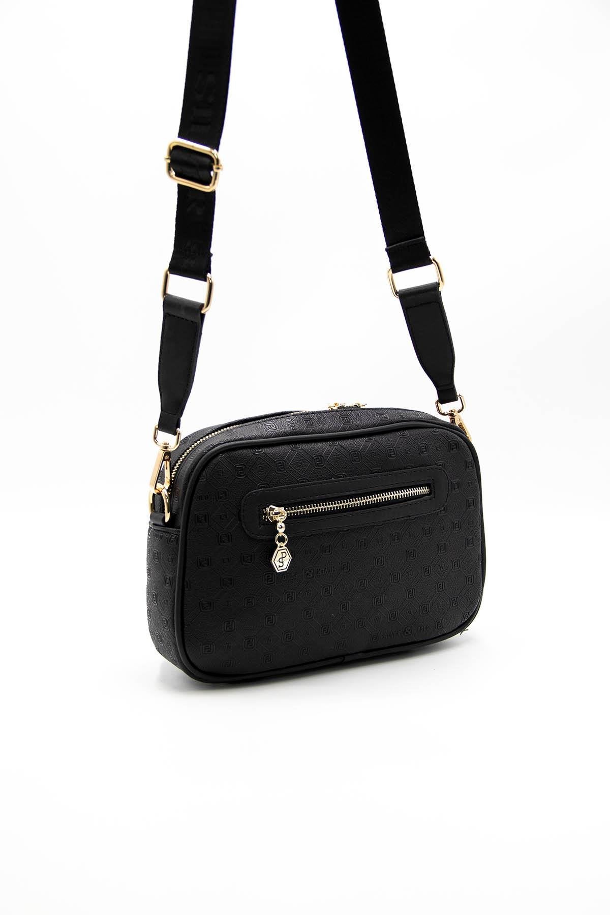 Silver & Polo Siyah - Siyah SP1094 Kadın Çapraz Çanta