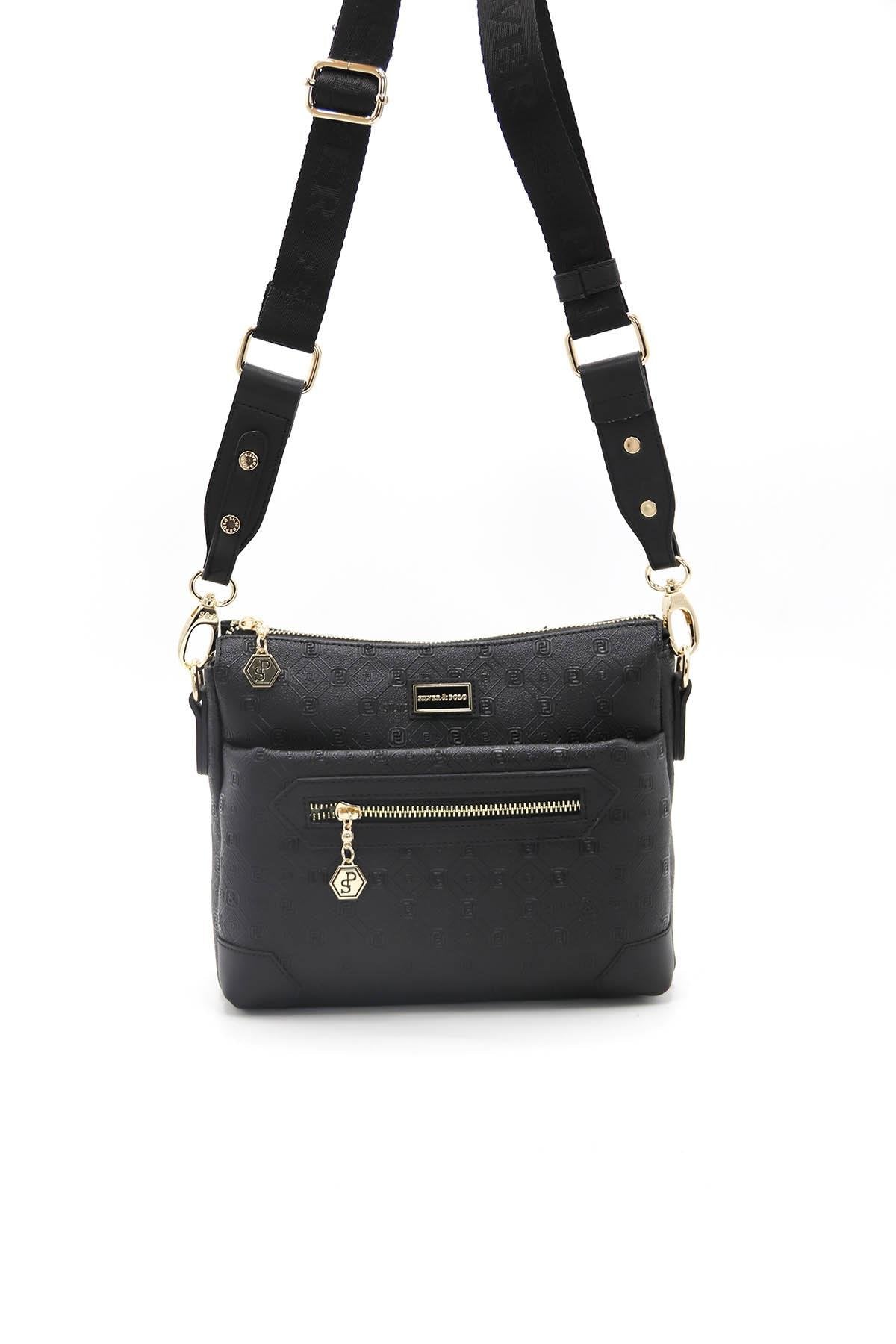 Silver & Polo Siyah - Siyah SP1110 Kadın Çapraz Çanta