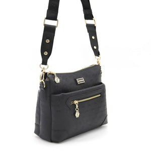 Silver & Polo Siyah - Siyah SP1110 Kadın Çapraz Çanta