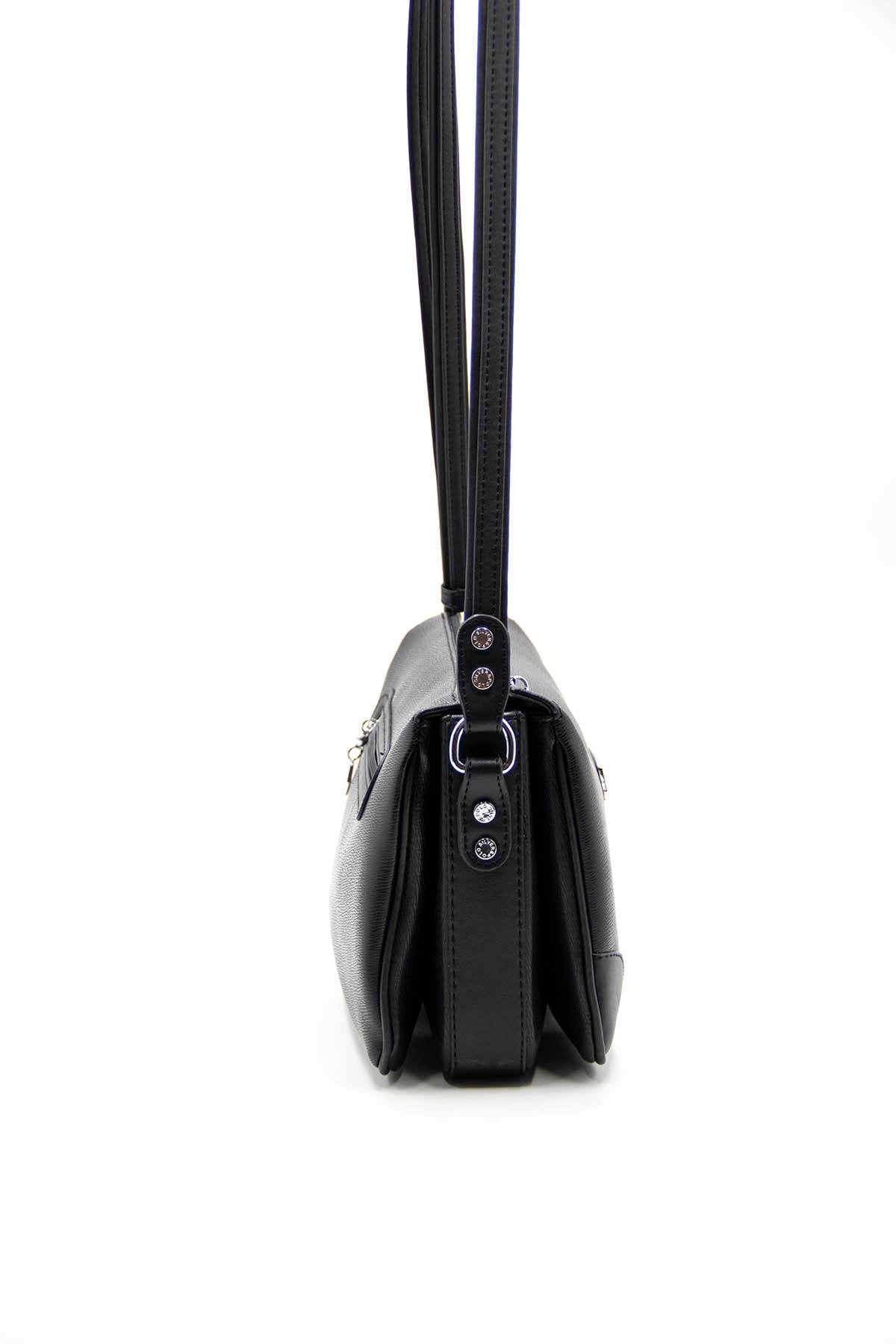 Silver & Polo Siyah - Siyah SP784 Kadın Çapraz Çanta