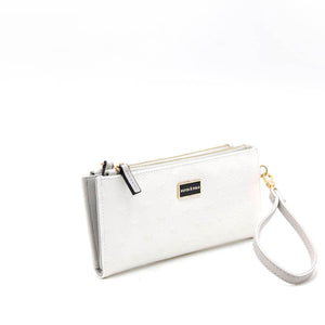 Silver & Polo Beyaz - A.gri SP1046 Kadın Cüzdan & Kartlık