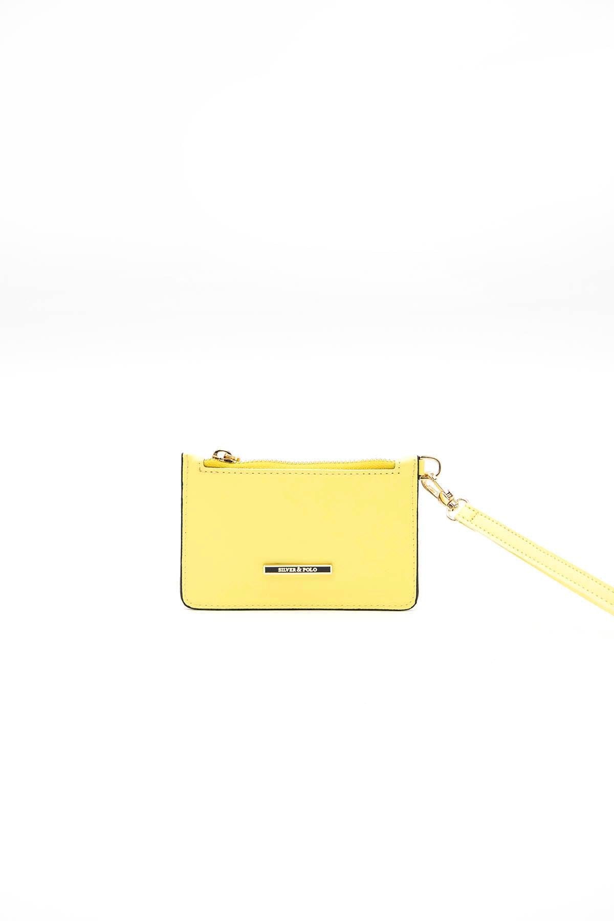 Silver & Polo Sarı SP1097 Kadın Cüzdan & Kartlık