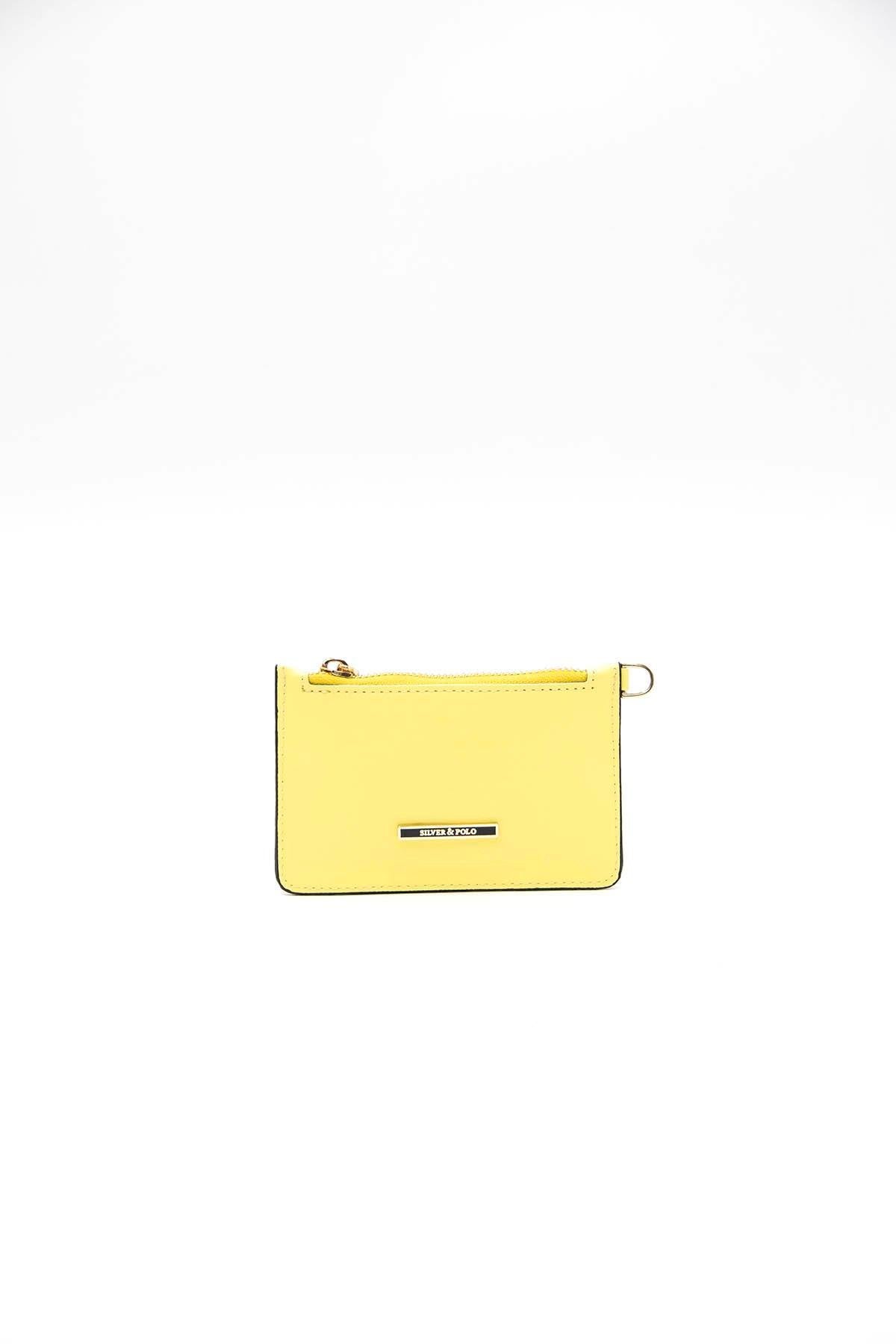 Silver & Polo Sarı SP1097 Kadın Cüzdan & Kartlık