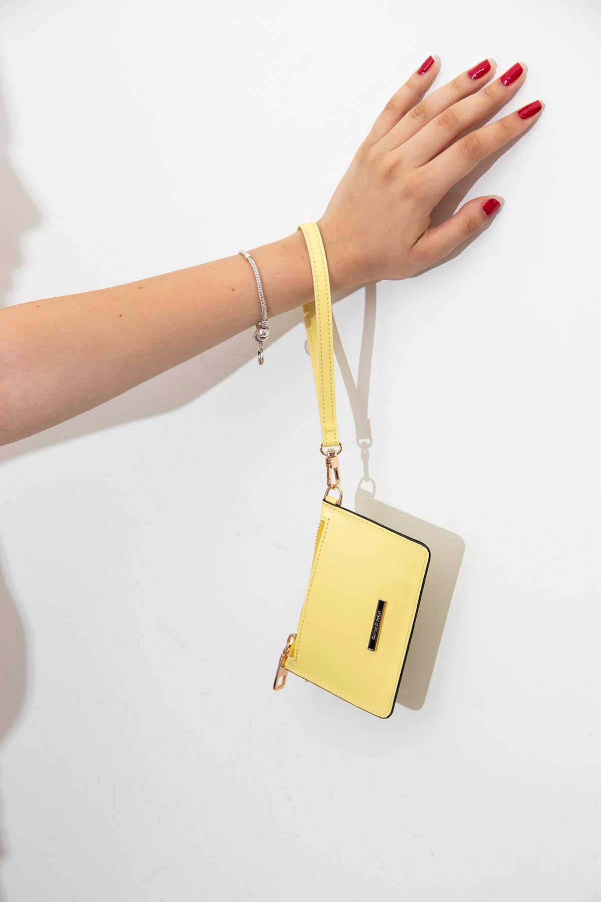 Silver & Polo Sarı SP1097 Kadın Cüzdan & Kartlık