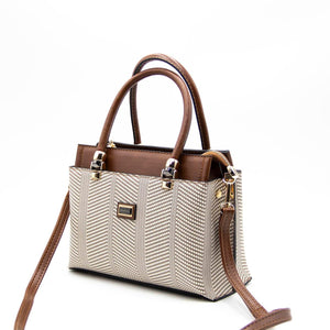 Silver & Polo Bej - Taba SP826 Kadın El Çantası