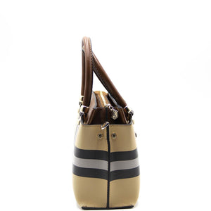 Silver & Polo Bej - Taba SP826 Kadın El Çantası