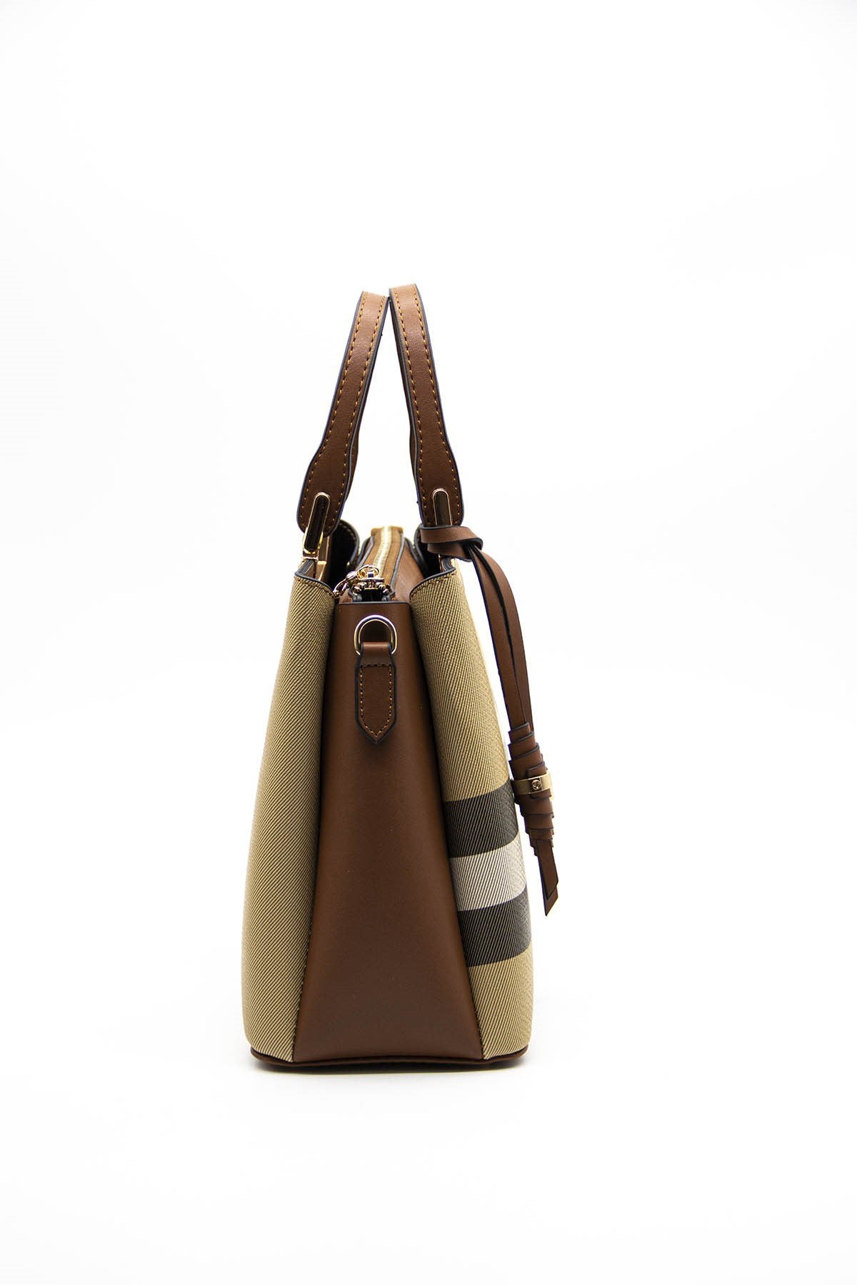 Silver & Polo Bej - Taba SP969 Kadın El Çantası