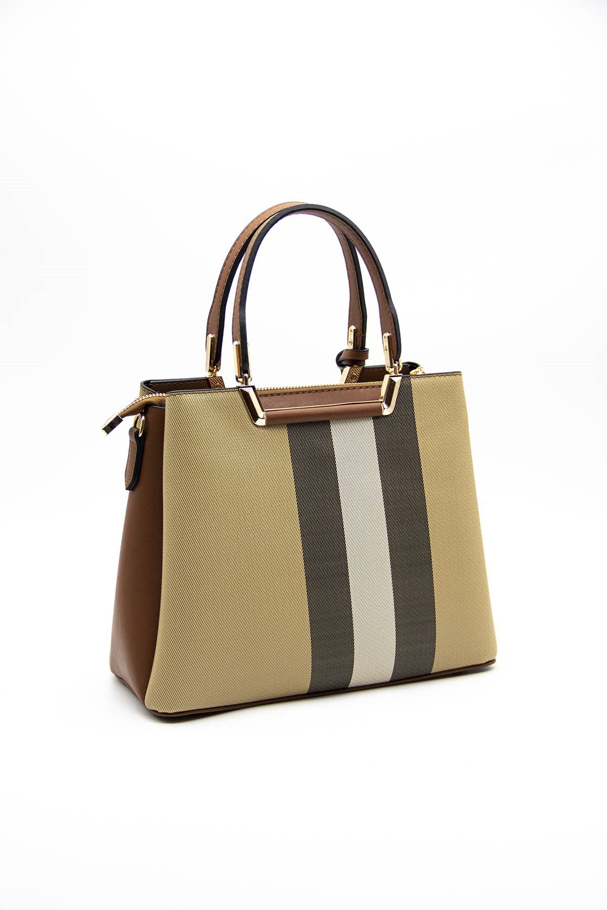 Silver & Polo Bej - Taba SP969 Kadın El Çantası