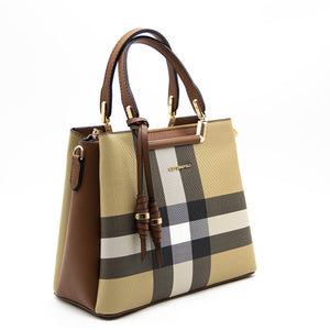 Silver & Polo Bej - Taba SP969 Kadın El Çantası