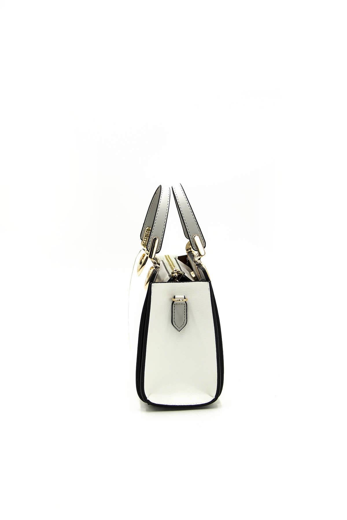 Silver & Polo Beyaz - A.gri SP1133 Kadın El Çantası