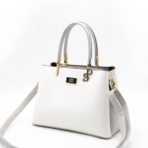 Silver & Polo Beyaz - A.gri SP1098 Kadın El Çantası