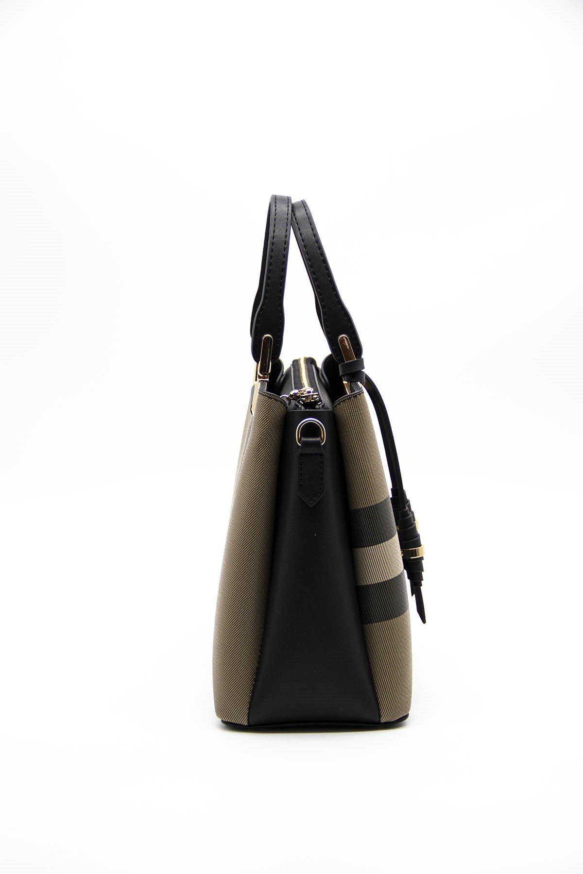 Silver & Polo Kahve - Siyah SP969 Kadın El Çantası