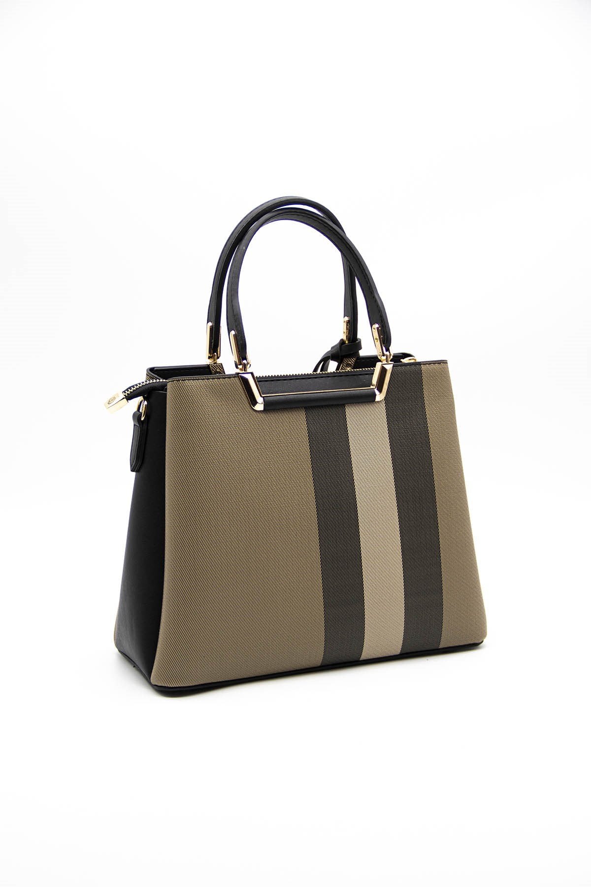 Silver & Polo Kahve - Siyah SP969 Kadın El Çantası