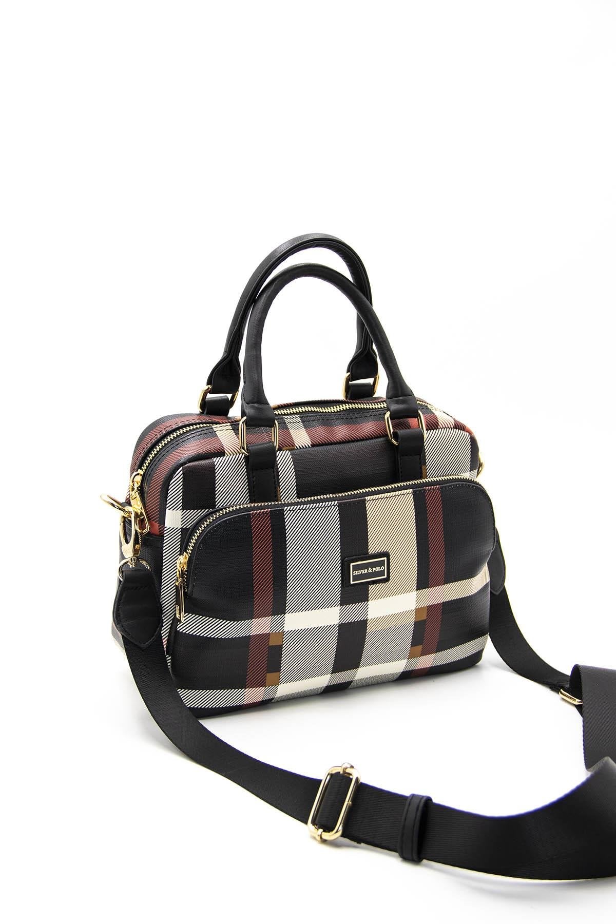 Silver & Polo Siyah - Siyah SP1018 Kadın El Çantası