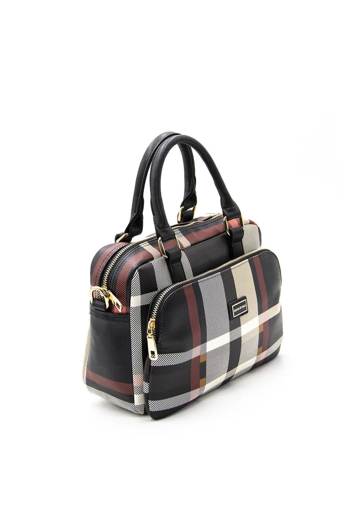 Silver & Polo Siyah - Siyah SP1018 Kadın El Çantası