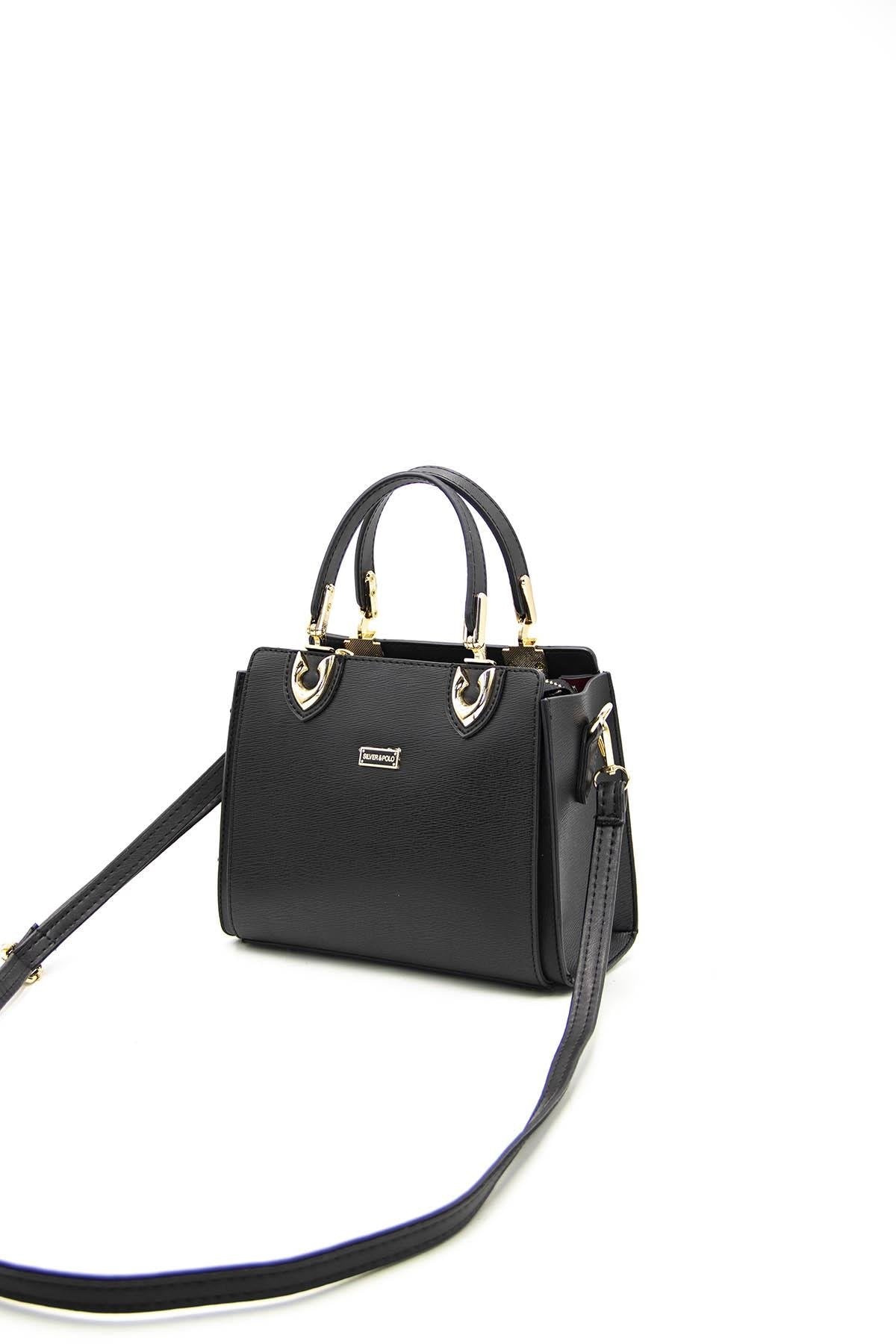 Silver & Polo Siyah - Siyah SP1133 Kadın El Çantası