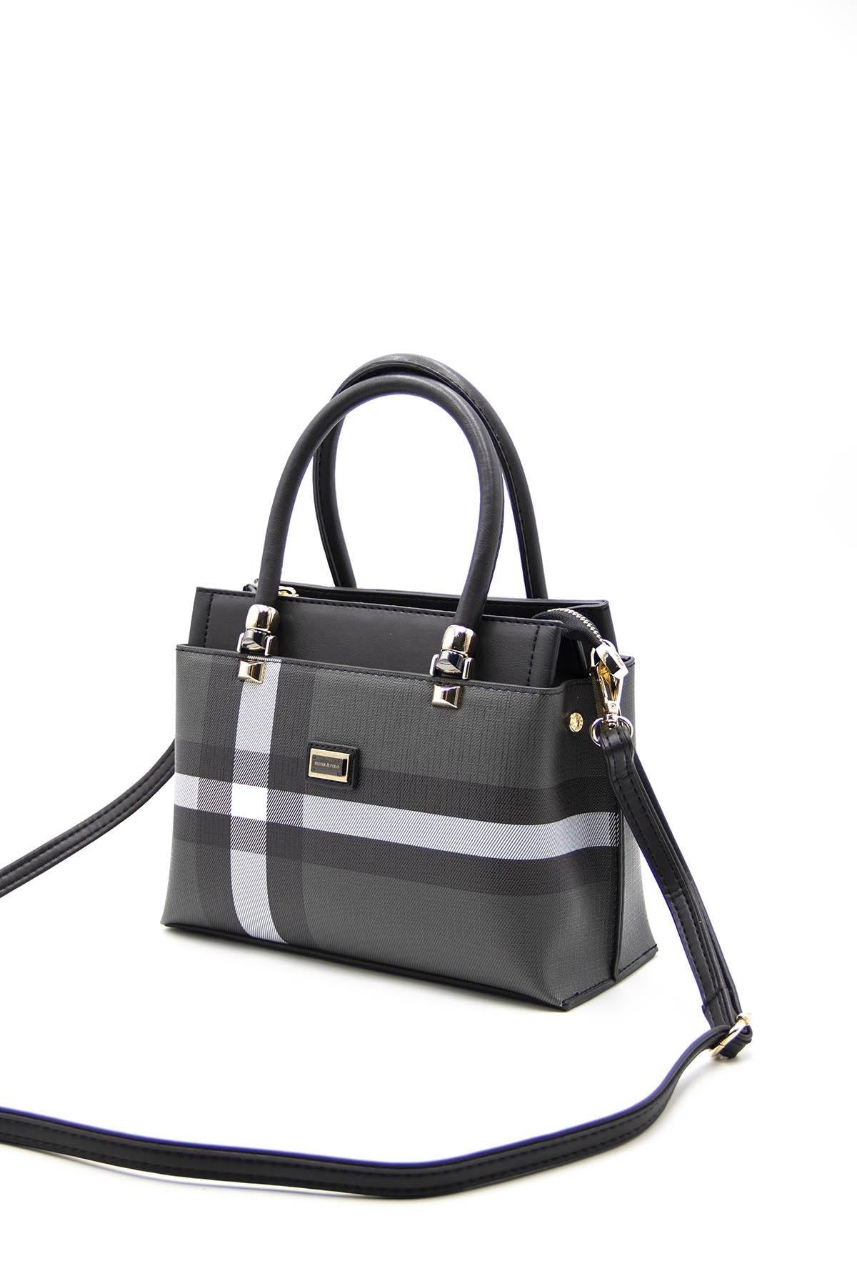 Silver & Polo Siyah - Siyah SP826 Kadın El Çantası