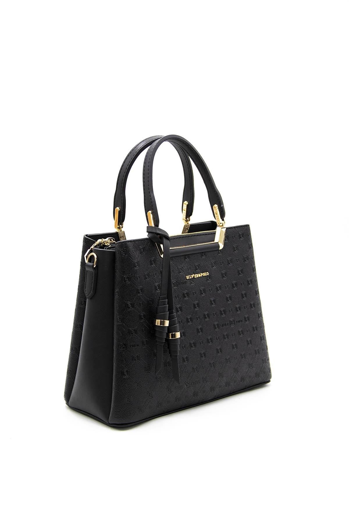 Silver & Polo Siyah - Siyah SP969 Kadın El Çantası