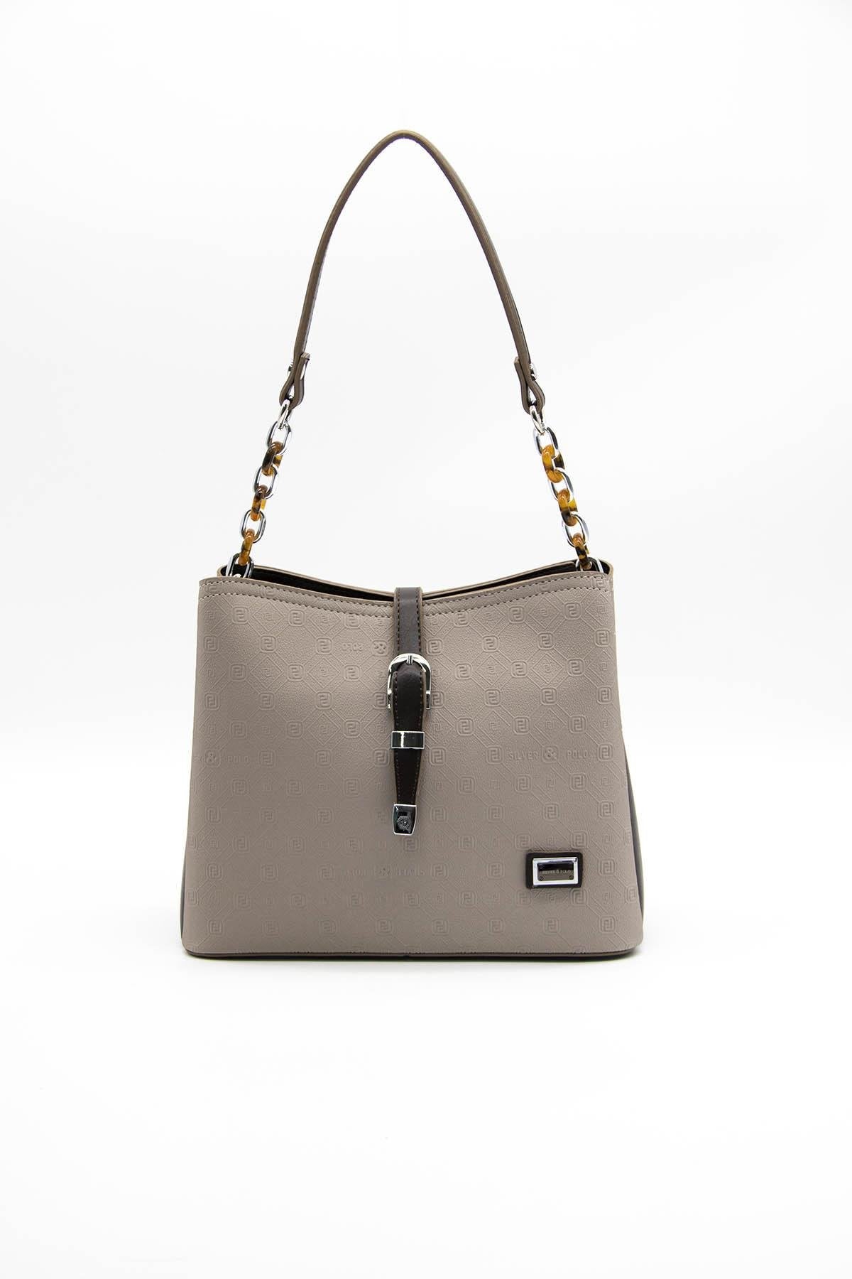 Silver & Polo A.vizon - Kahve SP974 Kadın Omuz Çantası
