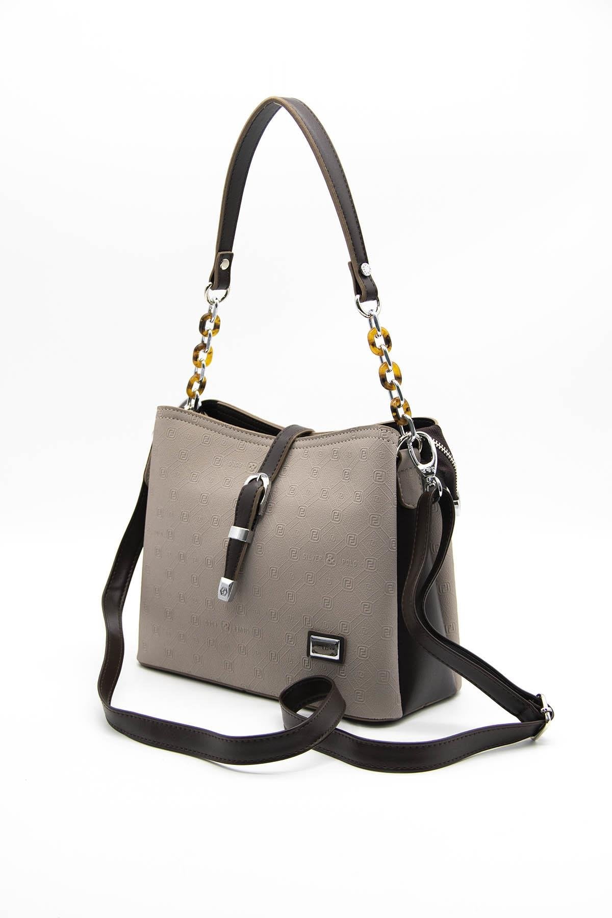 Silver & Polo A.vizon - Kahve SP974 Kadın Omuz Çantası