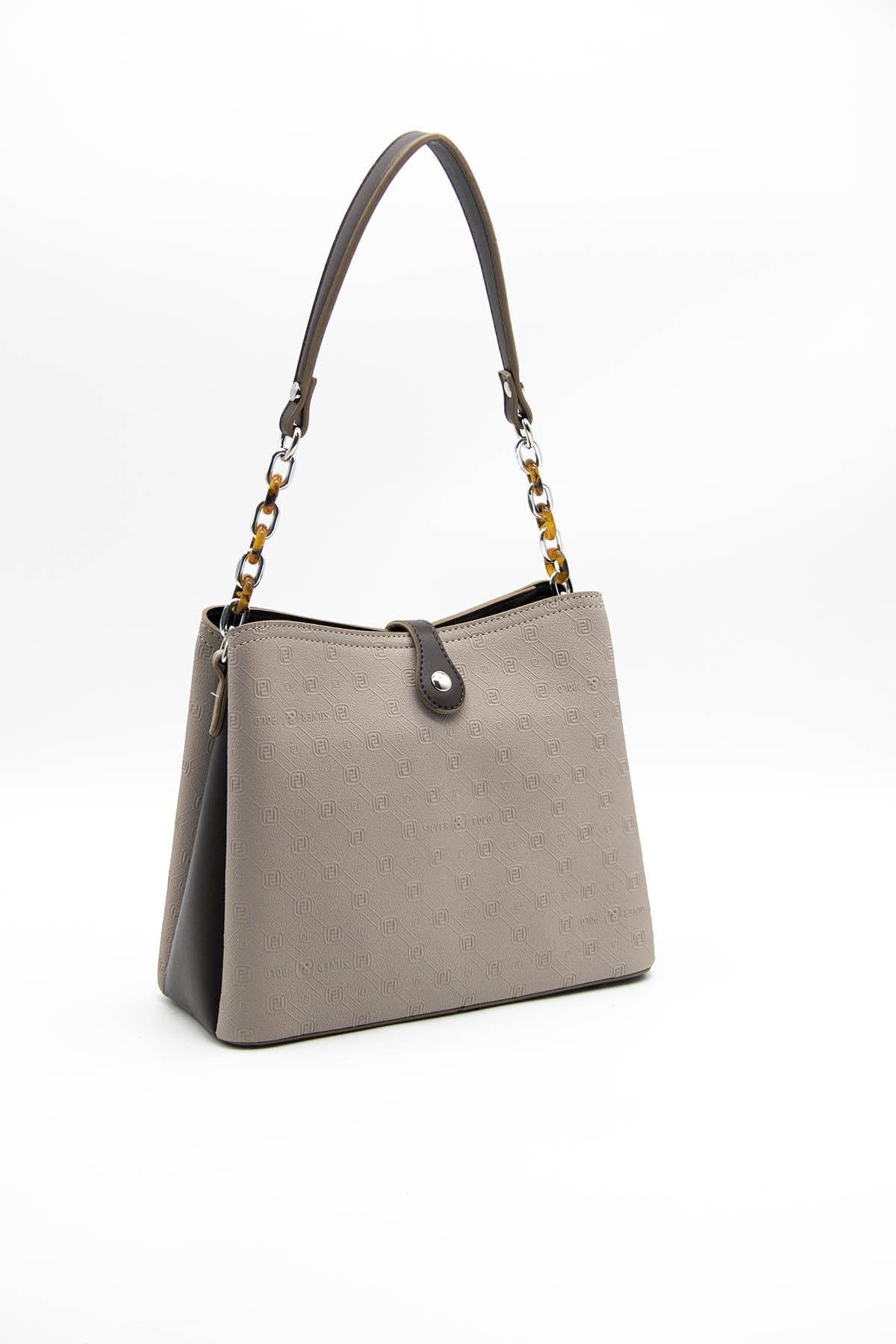 Silver & Polo A.vizon - Kahve SP974 Kadın Omuz Çantası