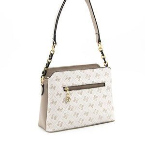 Silver & Polo Bej - Kum SP937 Kadın Omuz Çantası