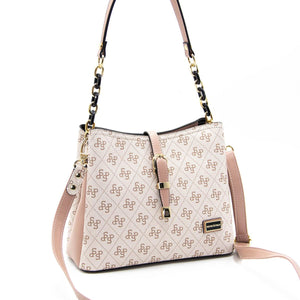 Silver & Polo Pembe - Somon SP974 Kadın Omuz Çantası